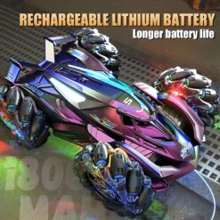 4WD Remote Control Car 2.4G Drift Car 360° Stunt Car With Colorful Wheels -Children Toys Sale detail 11 b7881f24 e2e8 47b0 8944 f11075918981