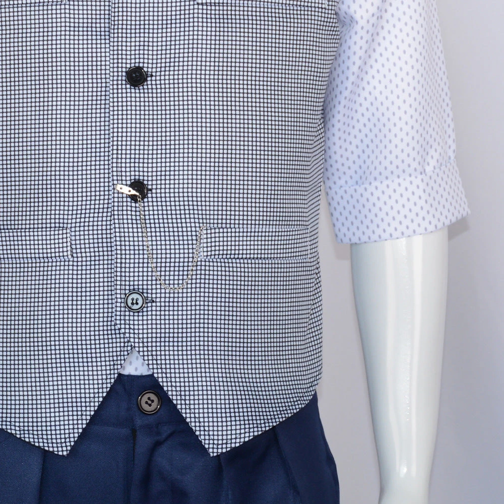 Men If Movie Cal Costume Calvin Grey Cosplay Outfit Shirt Pants And Vest Full Set 3 Men If Movie Cal Costume Calvin Grey Cosplay Outfit Shirt Pants And Vest Full Set - Image 3