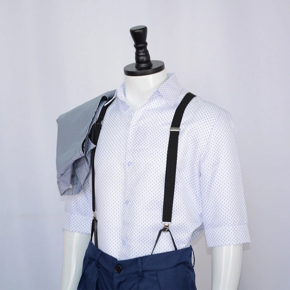 Men If Movie Cal Costume Calvin Grey Cosplay Outfit Shirt Pants And Vest Full Set 4 Men If Movie Cal Costume Calvin Grey Cosplay Outfit Shirt Pants And Vest Full Set - Image 4