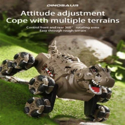 2.4G RC Stunt Car Eight-wheeled Dino Spray Deformation Car Tyrannosaurus Rex Climbing Car -Children Toys Sale detail 22 e8763c53 2711 47bf b612 d86e313b76c4