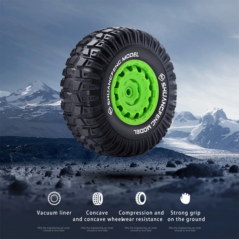 1/8 Remote Control Car 2.4G Alloy Climbing Car 4WD Off-road Vehicle For Kids 10 1/8 Remote Control Car 2.4G Alloy Climbing Car 4WD Off-road Vehicle For Kids - Image 10