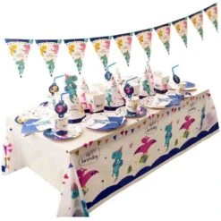 Dinosaur Birthday Party Tableware Set Disposable Dinner Dessert Plates Napkins Tablecloth And Cups 19 Dinosaur Birthday Party Tableware Set Disposable Dinner Dessert Plates Napkins Tablecloth And Cups -Children Toys Sale dinosaur birthday party 9