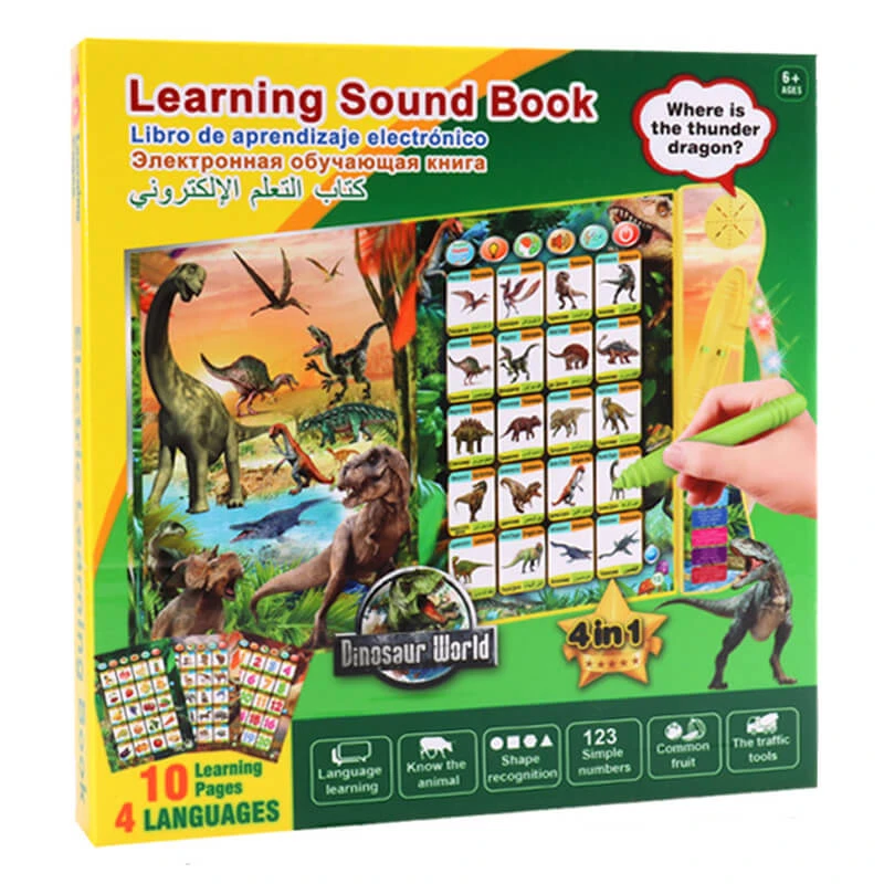 Interactive Dinosaur Sound Book With Realistic Dinosaur Roars Gift For Little Dino Lovers 1 Interactive Dinosaur Sound Book With Realistic Dinosaur Roars Gift For Little Dino Lovers