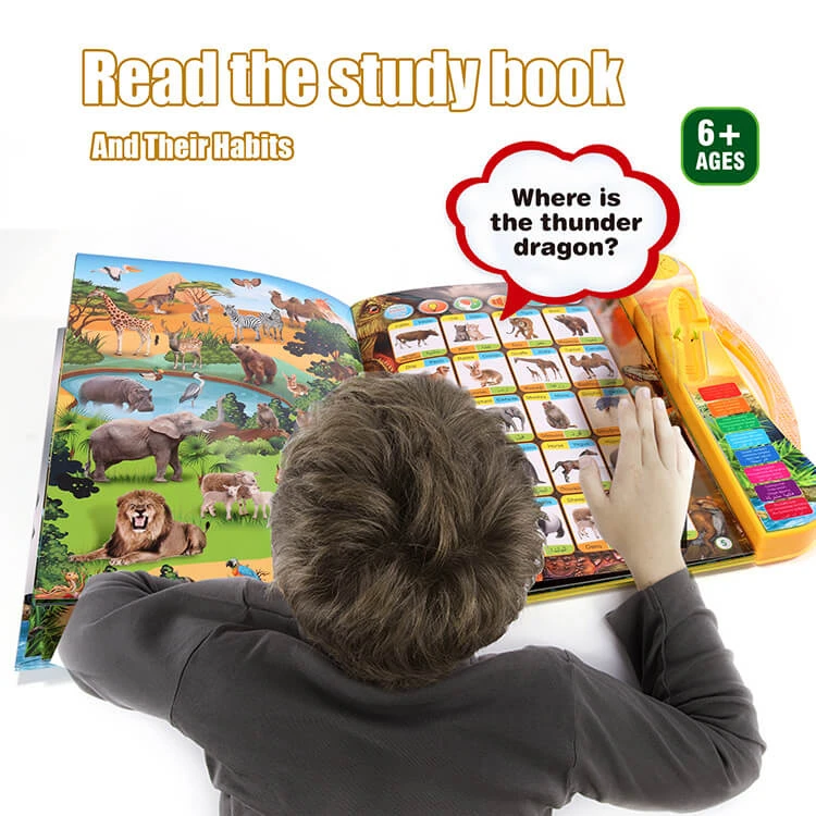 Interactive Dinosaur Sound Book With Realistic Dinosaur Roars Gift For Little Dino Lovers 2 Interactive Dinosaur Sound Book With Realistic Dinosaur Roars Gift For Little Dino Lovers - Image 2