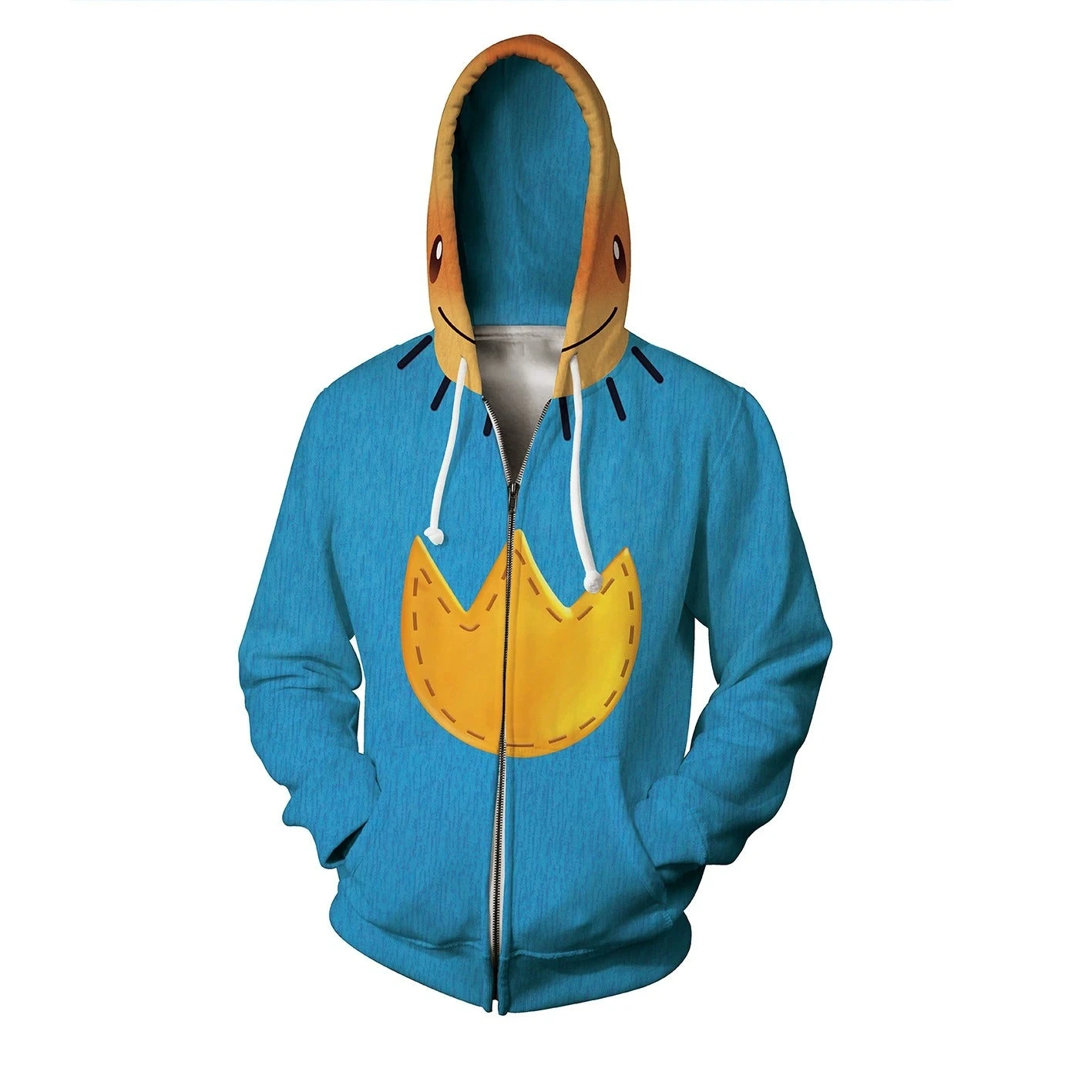 Unisex Dog Hoodie Adult Couples Blue Hooded Sweatshirt For Daily Wear 6 Unisex Dog Hoodie Adult Couples Blue Hooded Sweatshirt For Daily Wear - Image 6