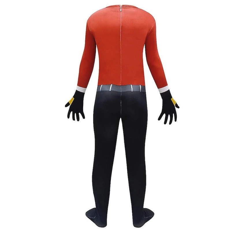 Kids Titan Speaker Man Costume Game Toilet Red Jumpsuit With Mask 3 Kids Titan Speaker Man Costume Game Toilet Red Jumpsuit With Mask - Image 3