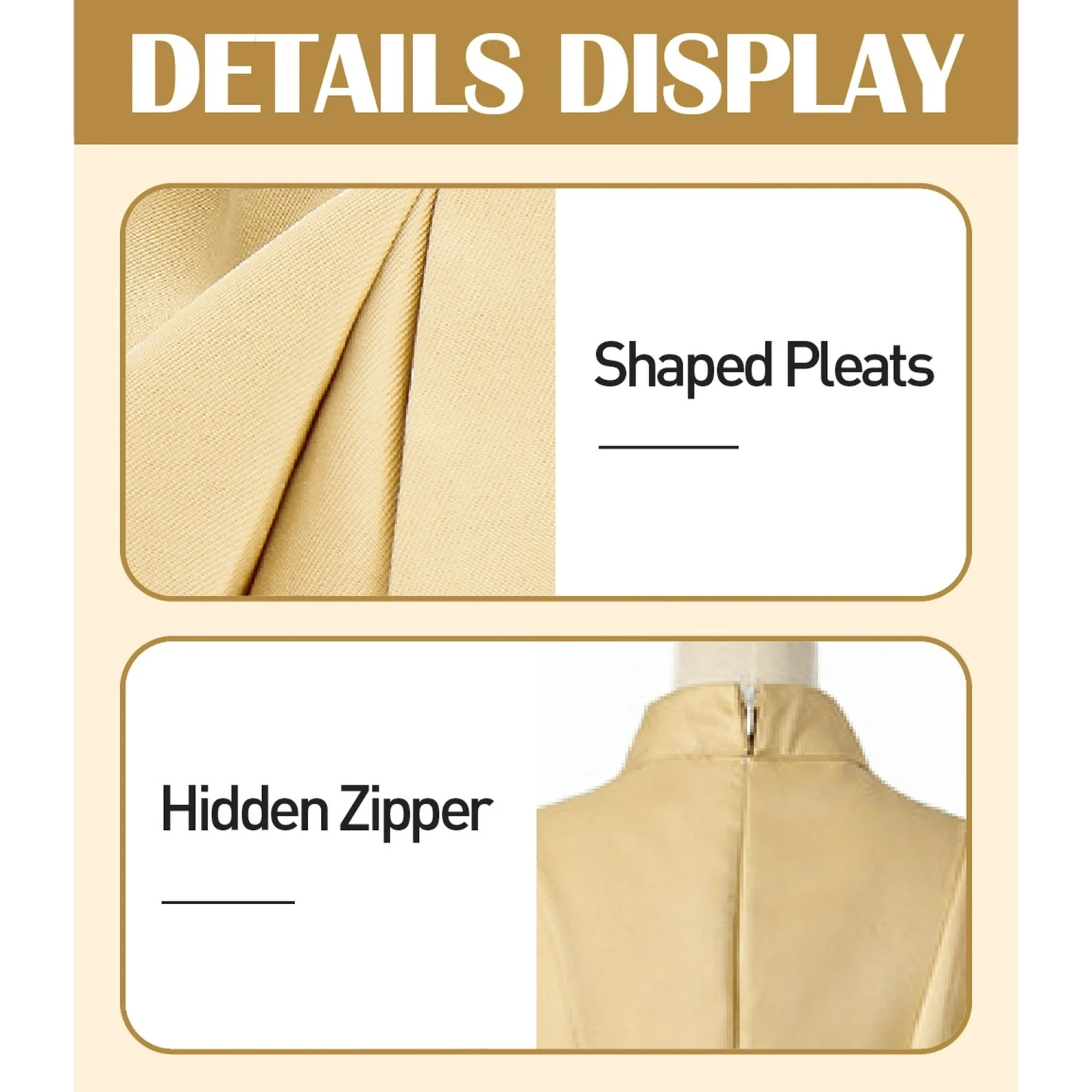 Megan Dress Kids Adults AI Robot Khaki Costume Shirt Dress And Bowknot Full Set For Halloween Carnival 6 Megan Dress Kids Adults AI Robot Khaki Costume Shirt Dress And Bowknot Full Set For Halloween Carnival - Image 6