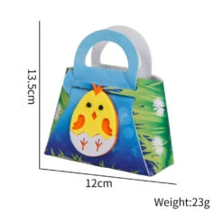 Easter Treat Boxes Felt Goodie Boxes For Easter Theme Party Bunny Eggs Easter Basket 9 Easter Treat Boxes Felt Goodie Boxes For Easter Theme Party Bunny Eggs Easter Basket -Children Toys Sale easter basket treat boxes 6