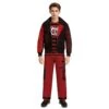 Zombies Costume Nightwalker Vampire Victor Outfit Red Jacket T-shirt And Pants Suit For Halloween