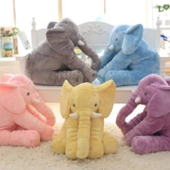 Lovely Elephant Plush Toy Stuffed Animal Doll Baby Kids Pillow For Sleeping -Children Toys Sale elephant plush toy 1