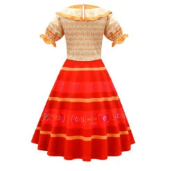 Kids Dolores Dress Extraordinary Hearing Magic Dolores MadrigalCosplay Outfit -Children Toys Sale encanto pepa dress 7