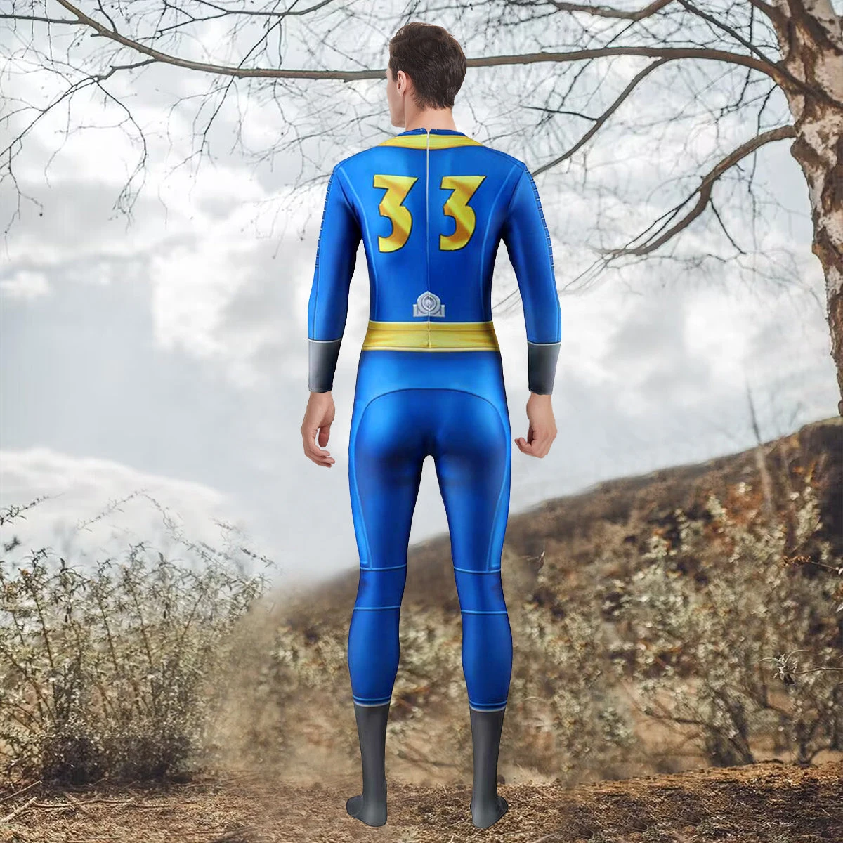 Vault 33 Jumpsuit Unisex Kids Adults Fallout Lucy Cosplay Costume 4 Vault 33 Jumpsuit Unisex Kids Adults Fallout Lucy Cosplay Costume - Image 4