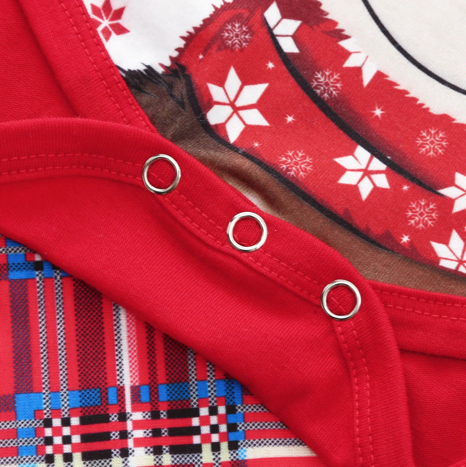 Family Christmas Pajamas For Whole Members Santa's Deer Sleepwear Pjs Set 6 Family Christmas Pajamas For Whole Members Santa's Deer Sleepwear Pjs Set - Image 6