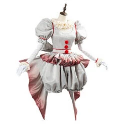 Female Clown Costume Horror Joker Cosplay Outfit Joker Dress Full Set For Halloween Carnival -Children Toys Sale femal clown costume joker outfit 3