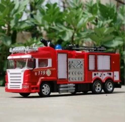 Water Spray RC Fire Truck Rescue Engine Remote Control And Electronic Vehicle 15 Water Spray RC Fire Truck Rescue Engine Remote Control And Electronic Vehicle -Children Toys Sale firerescuetruck 1