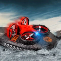 Mini RC Drone Boat Car 3in1 Remote Control Aircraft Speedboat Racing Car Toy For Kids -Children Toys Sale float plane light aircraft 10