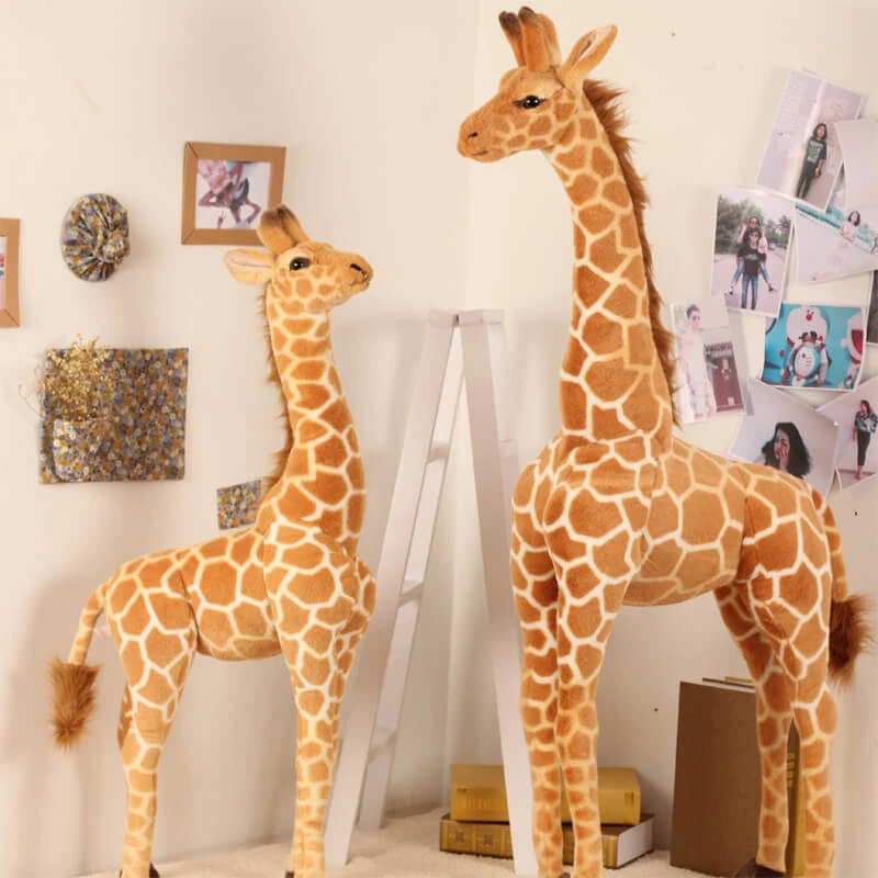 55inch/140cm Giraffe Plush Toys Giant Lifelike Animal Cute Soft Stuffed Dolls For Kids Adult Gift 1 55inch/140cm Giraffe Plush Toys Giant Lifelike Animal Cute Soft Stuffed Dolls For Kids Adult Gift
