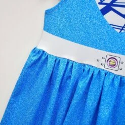 Girls Zombies Costume Kids A-Li Dress Gloves Wig Full Set Alien Cosplay Outfit For Hallween -Children Toys Sale girls A li zombies costume 7