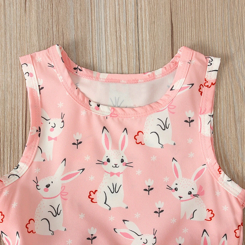 Girls Bunny Outfit Easter Rabbit Tutu Dress 4pcs Set Kids Fancy Easter Outfit With Accessories For Kids 3 Girls Bunny Outfit Easter Rabbit Tutu Dress 4pcs Set Kids Fancy Easter Outfit With Accessories For Kids - Image 3