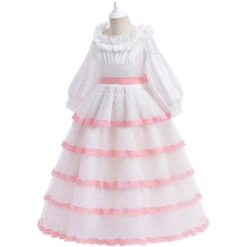 Kids Ariel Costume Mermaid Cosplay Party Dress Layered Ariel Pink Dress For Halloween Carnival -Children Toys Sale girls ariel dress 1 20dd34b6 88c7 44ae 9791 1e1233919a65