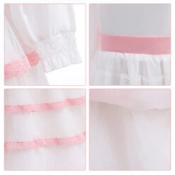 Kids Ariel Costume Mermaid Cosplay Party Dress Layered Ariel Pink Dress For Halloween Carnival -Children Toys Sale girls ariel dress 5 b14f4a0b 1d8a 44d0 b35a e43ed78906f5