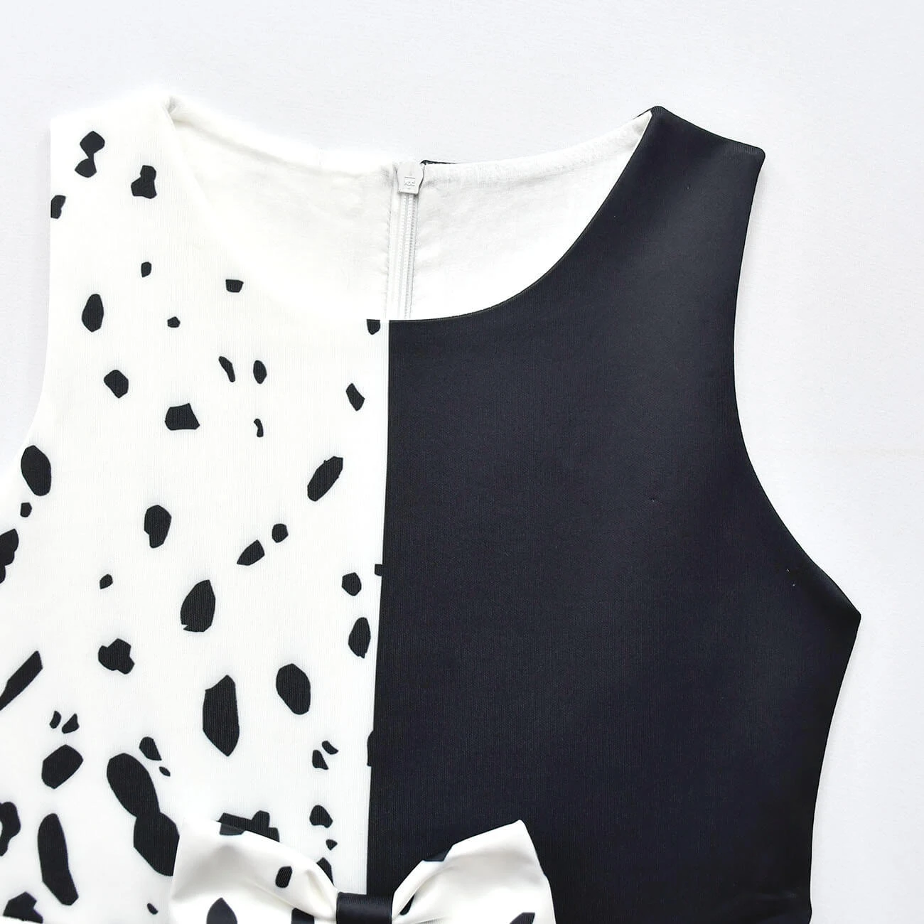 Grils White/Black Dress Halloween Cosplay Costume Spot Dog Fashion Outfit 7 Grils White/Black Dress Halloween Cosplay Costume Spot Dog Fashion Outfit - Image 7