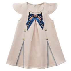 Girls AI Doll Costume Long Sleeve Shirt And Dress 2pcs Suit Halloween Outfit Wig For Cosplay 14 Girls AI Doll Costume Long Sleeve Shirt And Dress 2pcs Suit Halloween Outfit Wig For Cosplay -Children Toys Sale girls m3gan costume megan dress 4