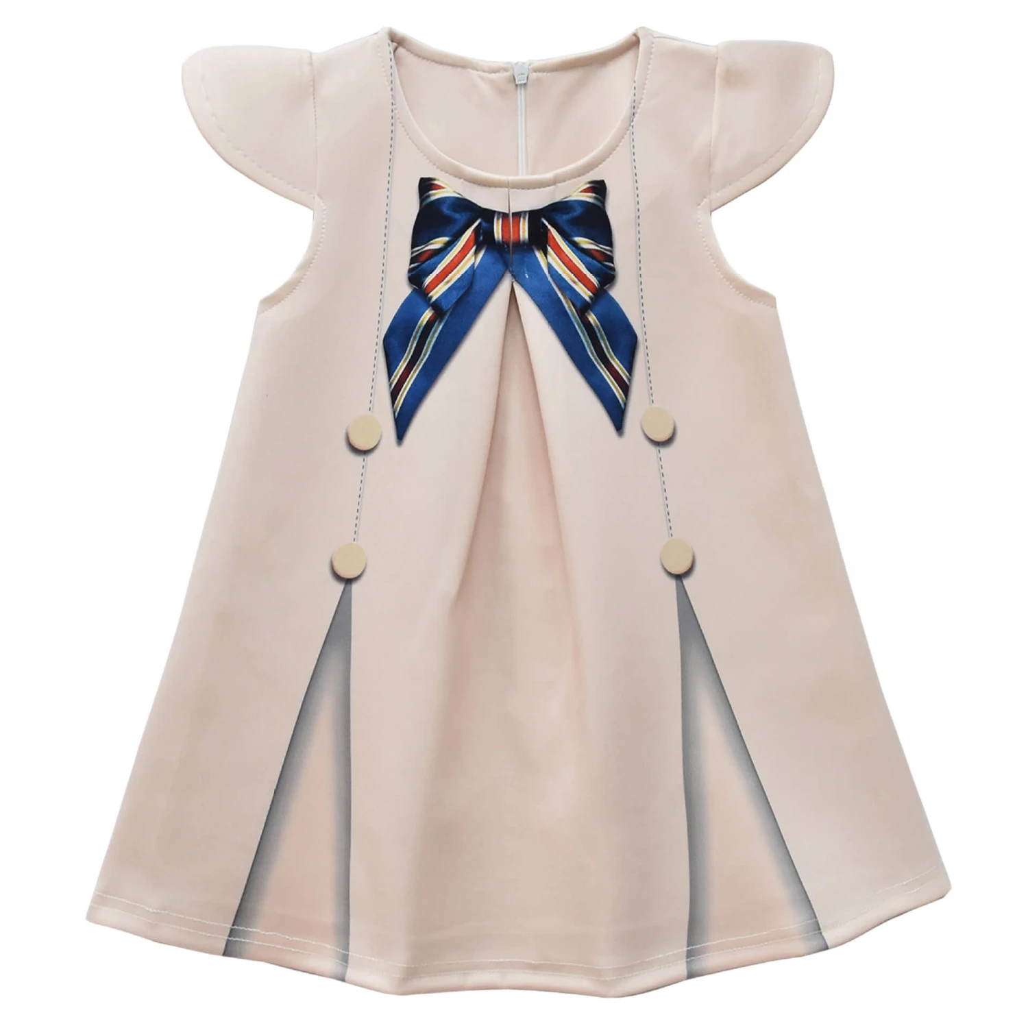 Girls AI Doll Costume Long Sleeve Shirt And Dress 2pcs Suit Halloween Outfit Wig For Cosplay 4 Girls AI Doll Costume Long Sleeve Shirt And Dress 2pcs Suit Halloween Outfit Wig For Cosplay - Image 4