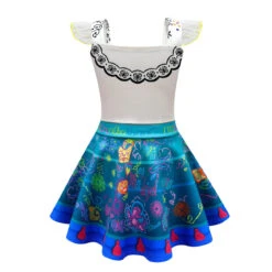 Kids Summer Off Shoulder Mirabel Dress With Bag For Age 2+ -Children Toys Sale girls mirabel costume 2