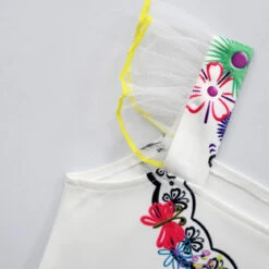 Kids Summer Off Shoulder Mirabel Dress With Bag For Age 2+ -Children Toys Sale girls mirabel costume 3