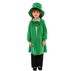 Girls St Patricks Day Outfit Leprechaun Cape And Hat 2pcs Suit For Paddys Day Carnival 9 Girls St Patricks Day Outfit Leprechaun Cape And Hat 2pcs Suit For Paddys Day Carnival -Children Toys Sale girls saint patrick day costume 4