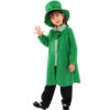 Girls St Patricks Day Outfit Leprechaun Cape And Hat 2pcs Suit For Paddys Day Carnival