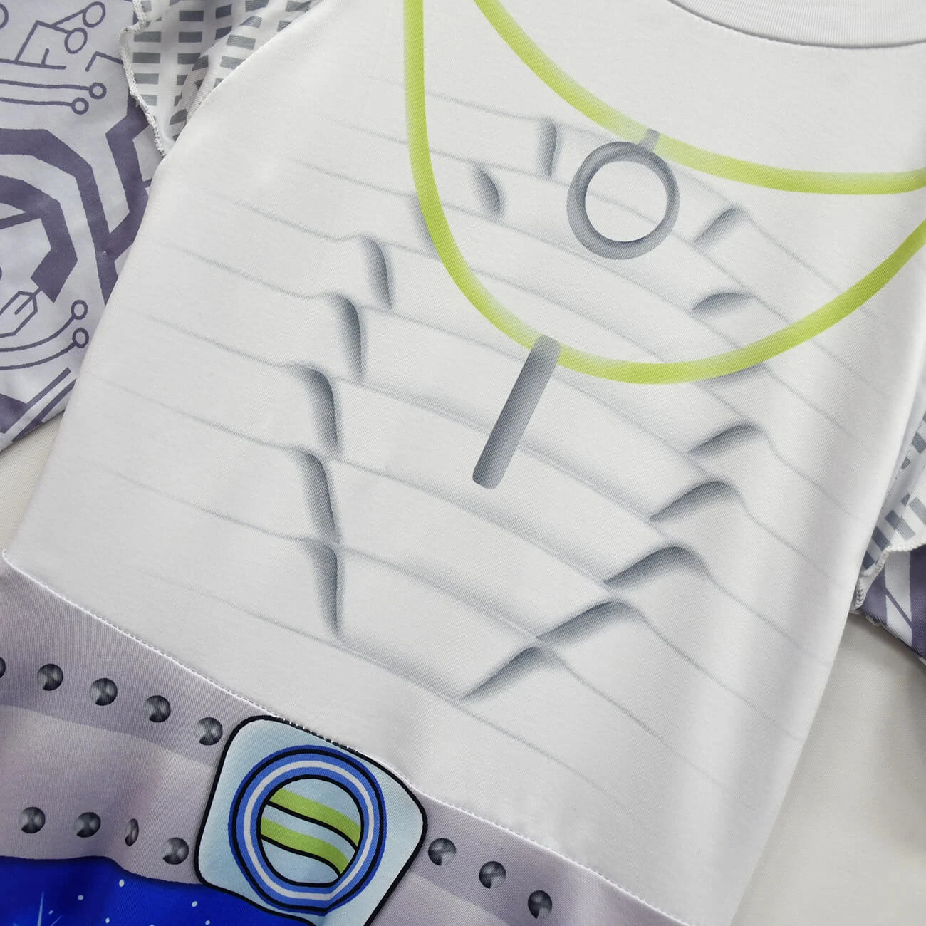 Girls Alien Costume Halloween Cosplay Dress Bags Gloves Full Set For Age 3-8 7 Girls Alien Costume Halloween Cosplay Dress Bags Gloves Full Set For Age 3-8 - Image 7