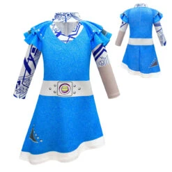 A-Li Aliens Dress Girls Halloween Costume Newest Zombies Cosplay Outfit 14 A-Li Aliens Dress Girls Halloween Costume Newest Zombies Cosplay Outfit -Children Toys Sale girls zombie costume 2