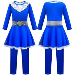 Girls A-Li Aliens Costume Halloween Cosplay A-Li Dress Faux Twinset Leggings With Bag 8 Girls A-Li Aliens Costume Halloween Cosplay A-Li Dress Faux Twinset Leggings With Bag -Children Toys Sale girls zombies alien costume 2