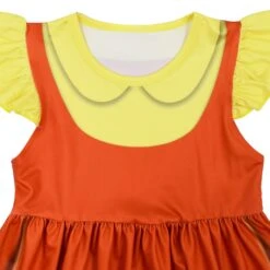 Girls Doll Costume Game 2 Kids Doll Dress And Mask For Party Cosplay -Children Toys Sale girls squid game doll costume 3