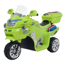 6V Electric Ride-on Motorcycle Kids 3 Wheels Ride On Car With Music, Horn And Headlights -Children Toys Sale green ride on motrocycle
