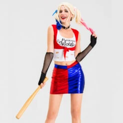 Adult Harley Costume Sexy Halloween Cosplay Outfit Harley Jacket Set For Role Play 10 Adult Harley Costume Sexy Halloween Cosplay Outfit Harley Jacket Set For Role Play -Children Toys Sale harley quinn costume 1 42587b05 df96 4b17 a594 99588550f915