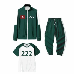 Kids And Adults Game 3 Cosplay Tracksuit With T-shirt Green Players 3PCS Set For Halloween Party -Children Toys Sale imgi 55 kids squid game costume 10 800x800 58d8c70a 8017 43e3 9f13 018df0716eed