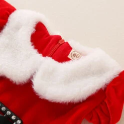 Infant Baby Grils Christmas Red Dress Kids Sleeveless Plush Lapel Collar Xmas Outfit 9 Infant Baby Grils Christmas Red Dress Kids Sleeveless Plush Lapel Collar Xmas Outfit -Children Toys Sale infant baby girls christmas red dress 6