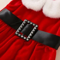 Infant Baby Grils Christmas Red Dress Kids Sleeveless Plush Lapel Collar Xmas Outfit 12 Infant Baby Grils Christmas Red Dress Kids Sleeveless Plush Lapel Collar Xmas Outfit -Children Toys Sale infant baby girls christmas red dress 8