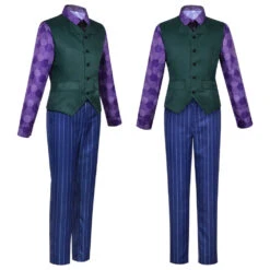Adult Guason Costume Joker Cosplay Outfit Purple Joker Halloween Overcoat Suit For Men 8 Adult Guason Costume Joker Cosplay Outfit Purple Joker Halloween Overcoat Suit For Men -Children Toys Sale joker guason costume 1