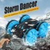 Upgrade Amphibious RC Car 2.4G Double Side Driving Waterproof Stunt Tank Remote Control Vehicle For Boys And Girls