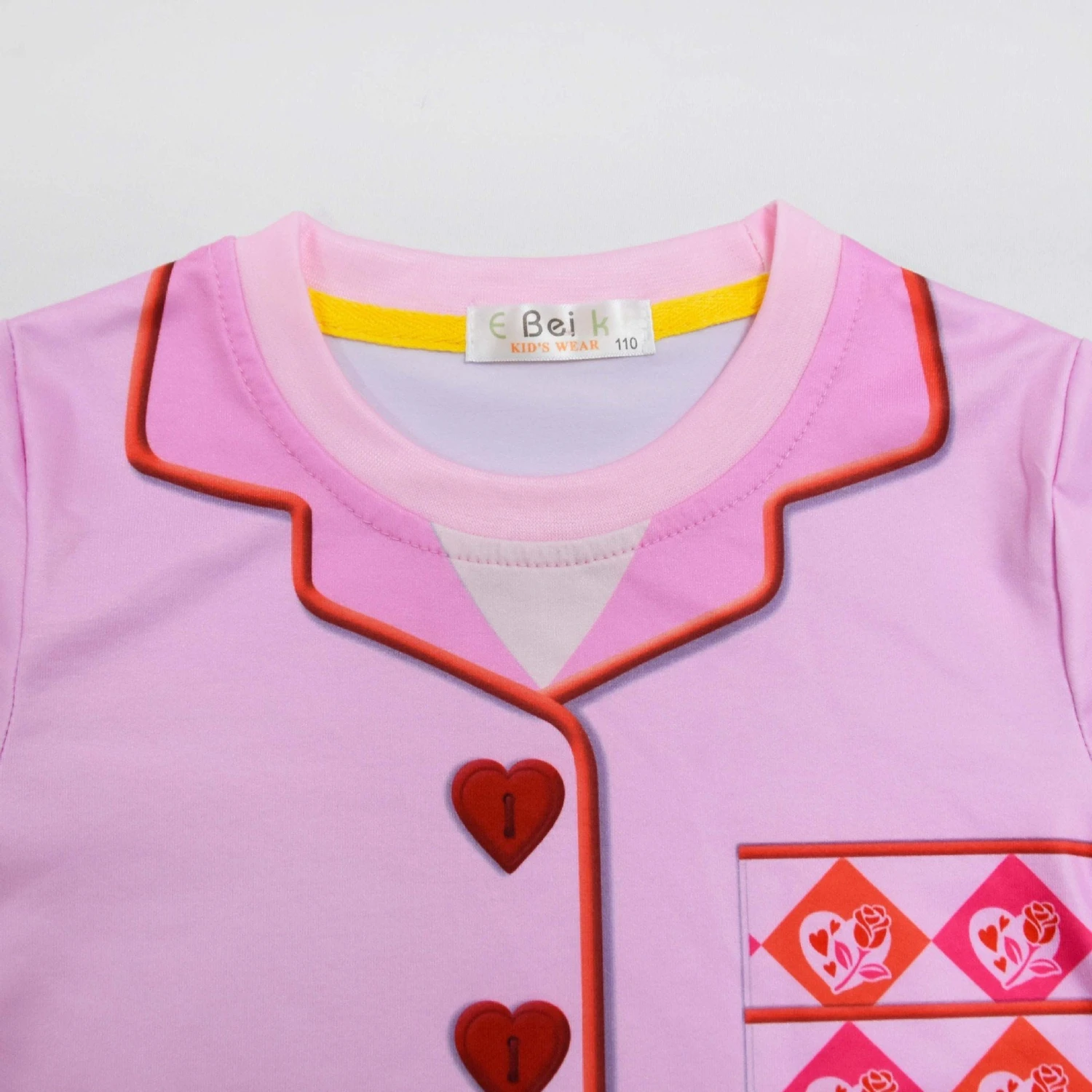 Kids The Queen Of Hearts Sleepwear Bridget Casual Tops And Pants 2pcs Suit Girls Pajamas 2 Kids The Queen Of Hearts Sleepwear Bridget Casual Tops And Pants 2pcs Suit Girls Pajamas - Image 2