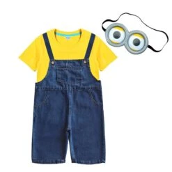 Kids Halloween Outfit Toddler Denim Overalls Yellow Shirt Goggles Wig Suit For Cosplay -Children Toys Sale jpg 07400cba bc62 42d0 a8e9 bc97c3bc8257