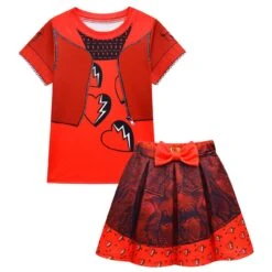 Kids Red Costume Princess T-shirt And Skirt Suit The Daughter Of The Queen Of Hearts Outfit -Children Toys Sale jpg 12ce1c80 dbd0 48ca 8789 efc6b60d0f1b