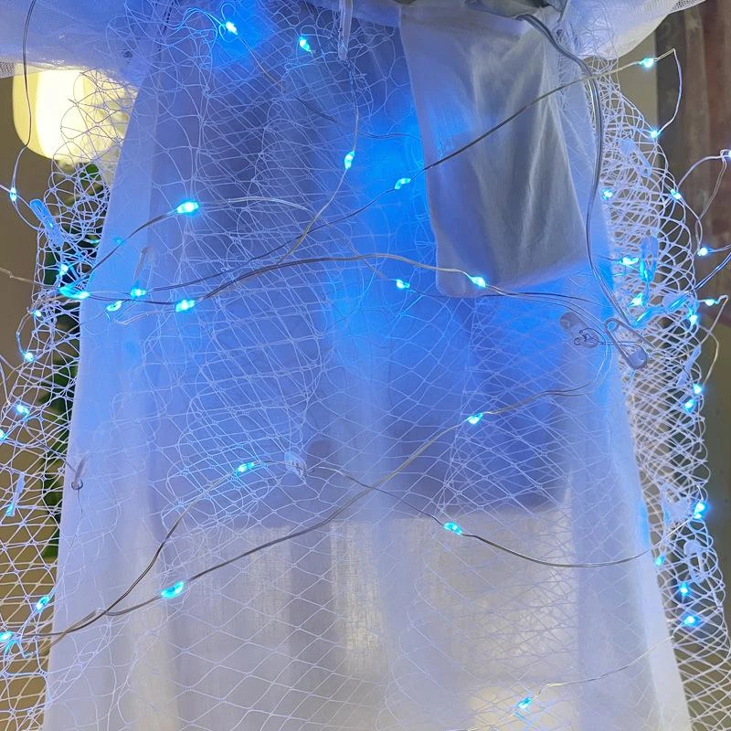 Kids Elsa Dress Light Up Princess Dress With Trailing Cape Ice Queen Glowing Elsa Costume 6 Kids Elsa Dress Light Up Princess Dress With Trailing Cape Ice Queen Glowing Elsa Costume - Image 6