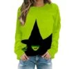 Women Elphaba Costume The Witch Of The West Casual Sweatshirt Wicked Green Shirt With Plus Size
