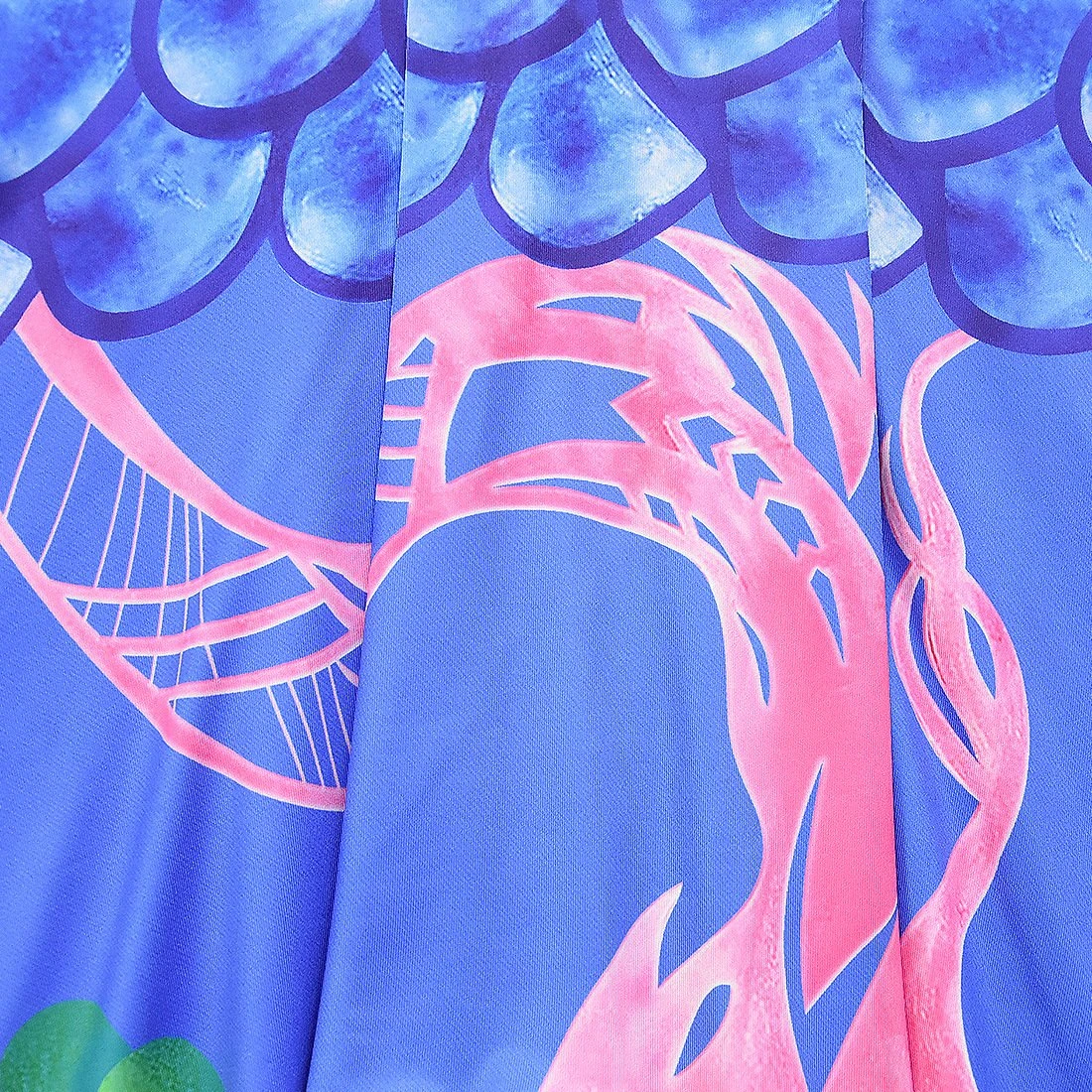 Girls Mal Dress Dragon Queen Fancy Party Costume For 4-10 Years 7 Girls Mal Dress Dragon Queen Fancy Party Costume For 4-10 Years - Image 7