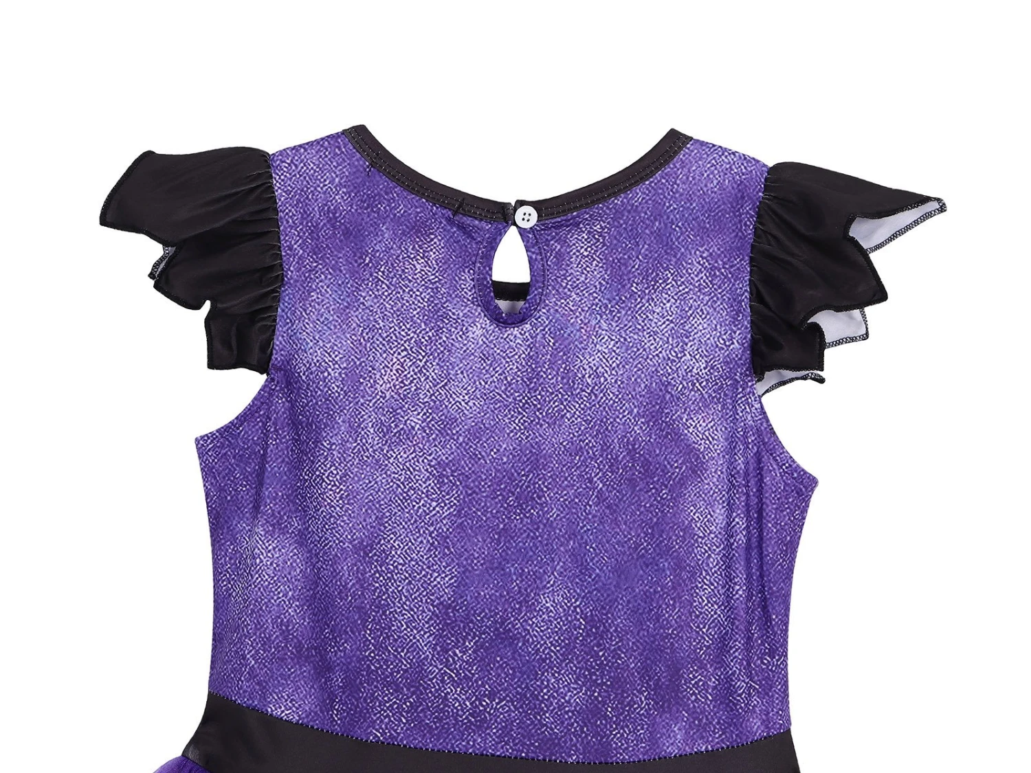 Girls Mal Dress Princess Fancy Party Tulle Dress Wig For Halloween Party 7 Girls Mal Dress Princess Fancy Party Tulle Dress Wig For Halloween Party - Image 7